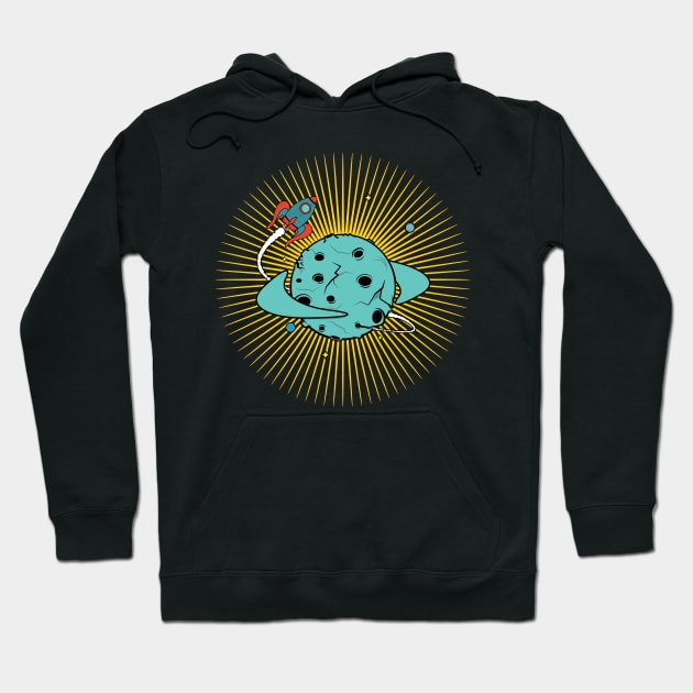 Space Cadet In Orbit Hoodie by RRMStudios